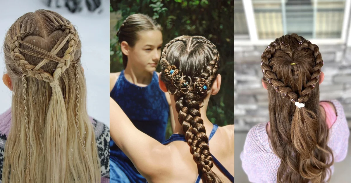 15 Best Heart-Shaped Braided Hairstyles for Girls