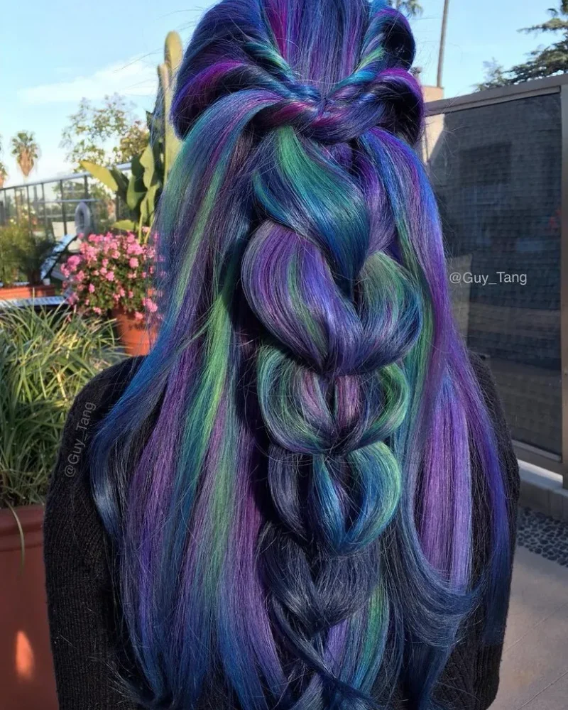 25 Blue and Purple Hair Ideas to Try