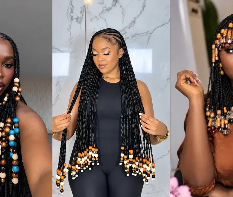 17 Stunning Beaded Braid Hairstyles for Curly Hair